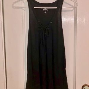 Hollister Navy Blue bohemian top